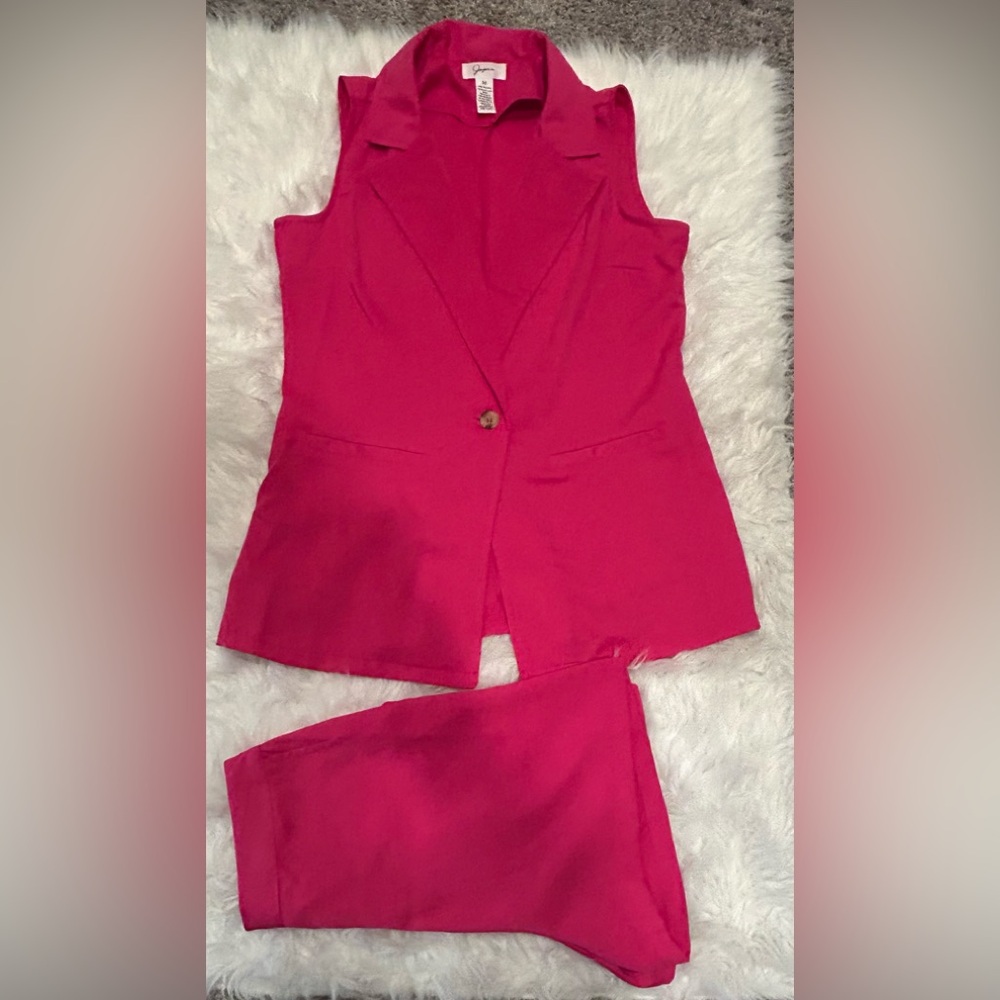 Women's Pink 2 piece Shorts Set